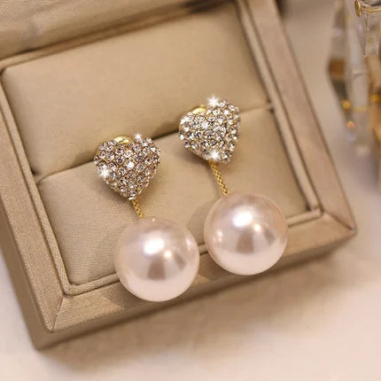 🔥Hot sale 20% OFF🔥 -Two styles of wearing love diamond earrings