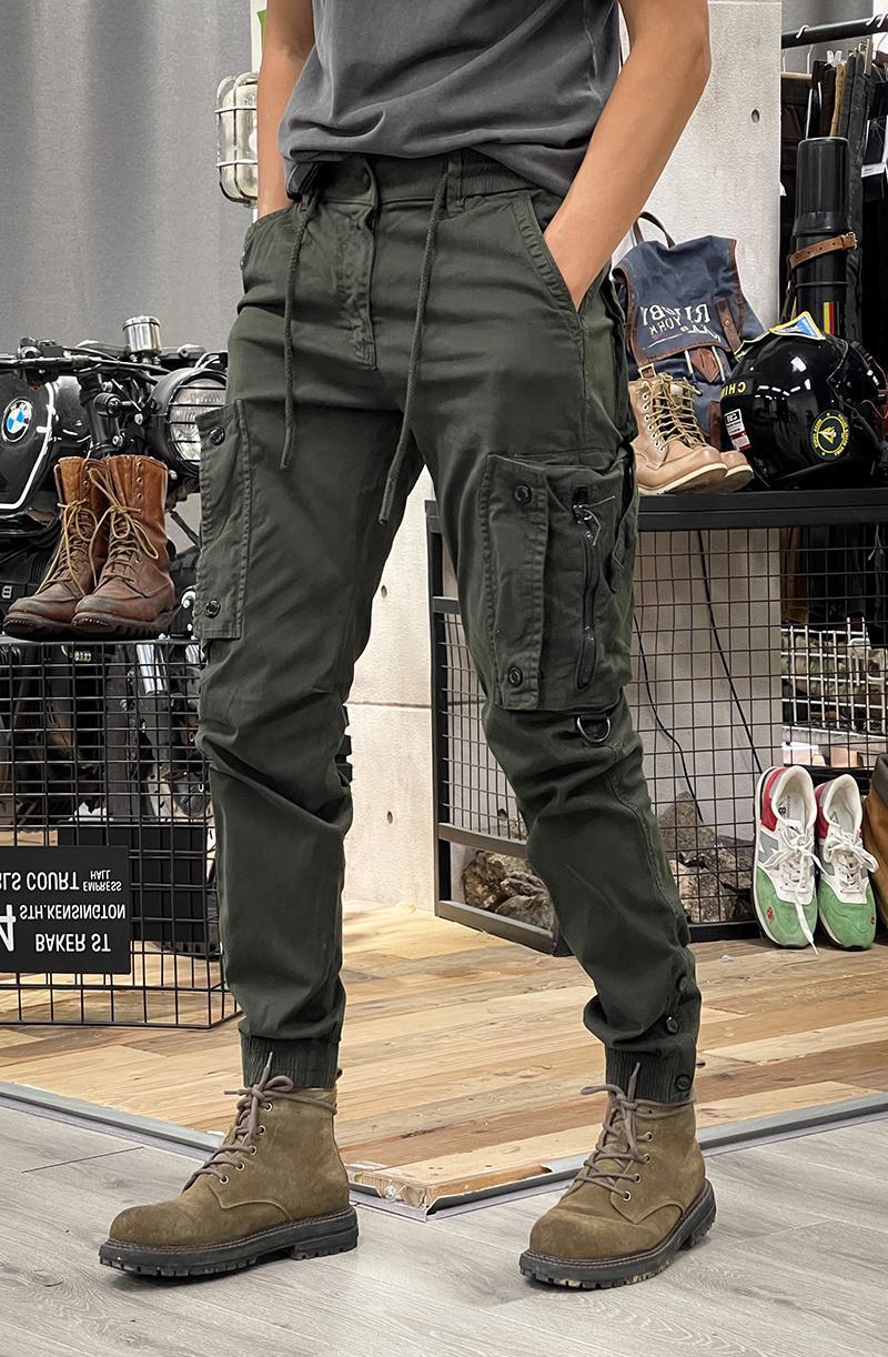 🔥Men's Tactical Cargo Pants🔥– Elastic, Multi-Pocket Joggers