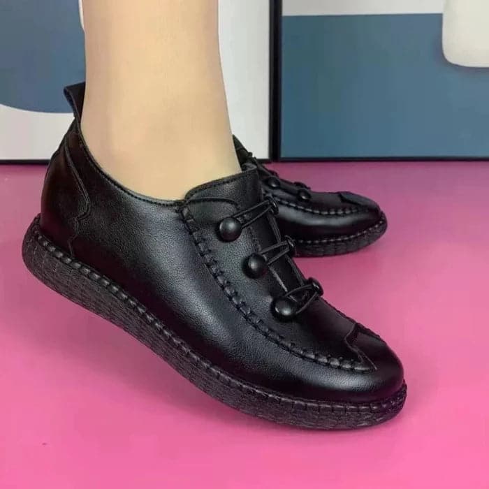 2024 Comfortable Genuine Leather Sneakers Walking Shoes