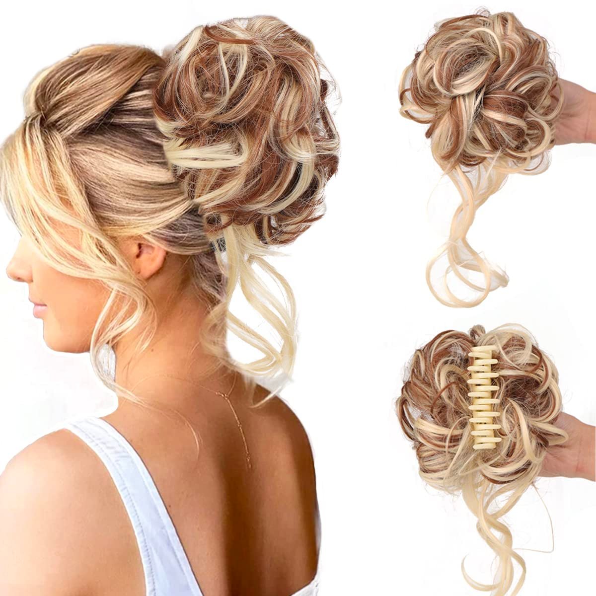 🌈Hot Sale 49% OFF - Curly Bun Hair Piece