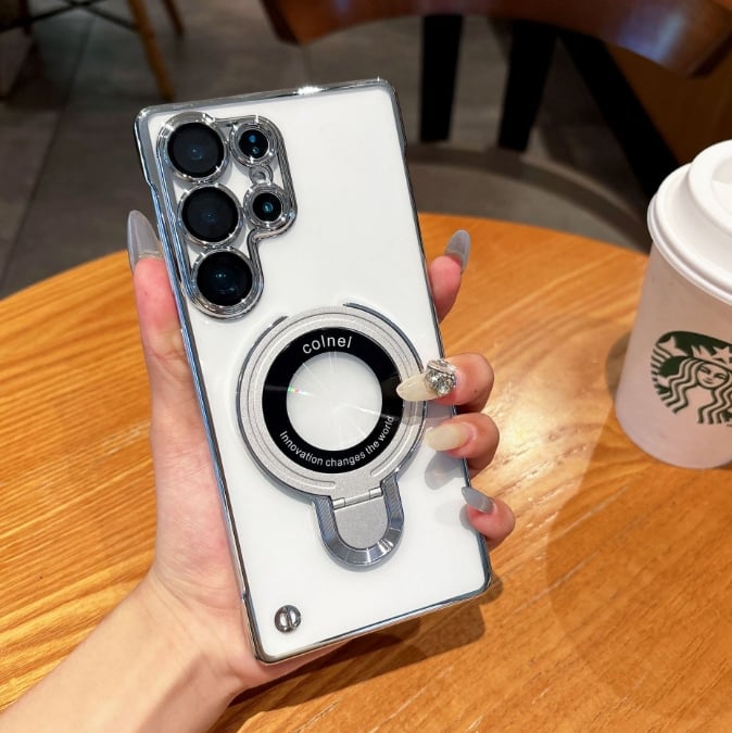 Samsung Frameless Magnetic Case with Invisible Stand