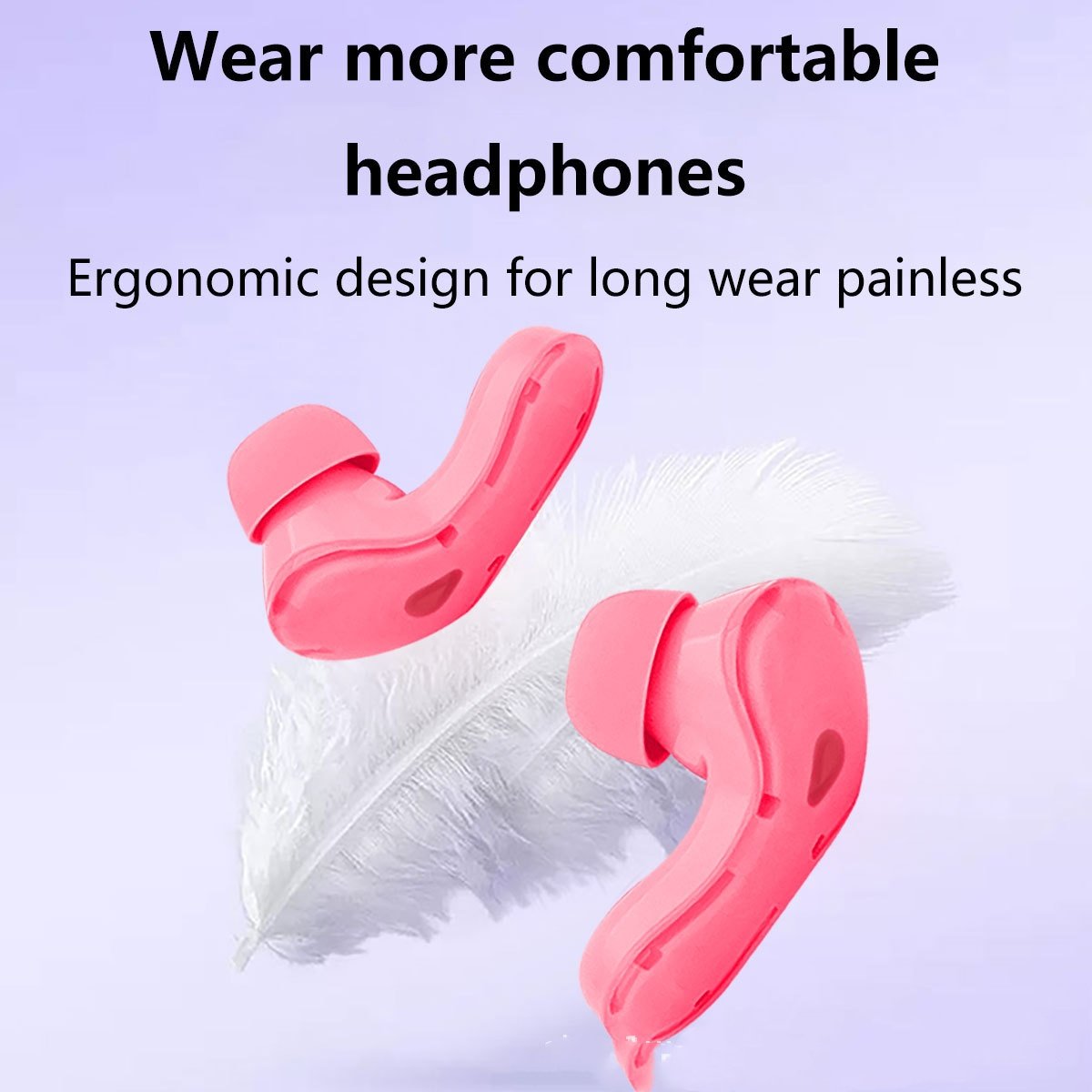 Stylish, comfy Bluetooth earphones with HD sound and broad device compatibility! 🎧✨