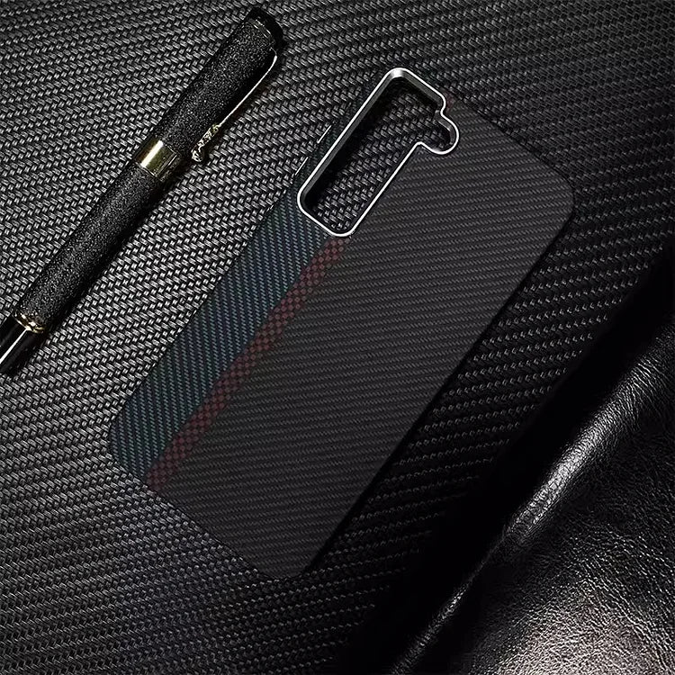 Magnetic Kevlar Carbon Fiber Pattern For Samsung