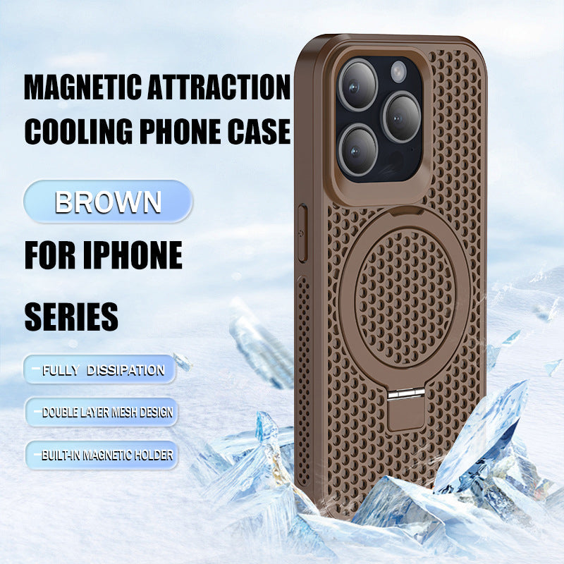 Heat Dissipation Case with Kickstand for iPhone