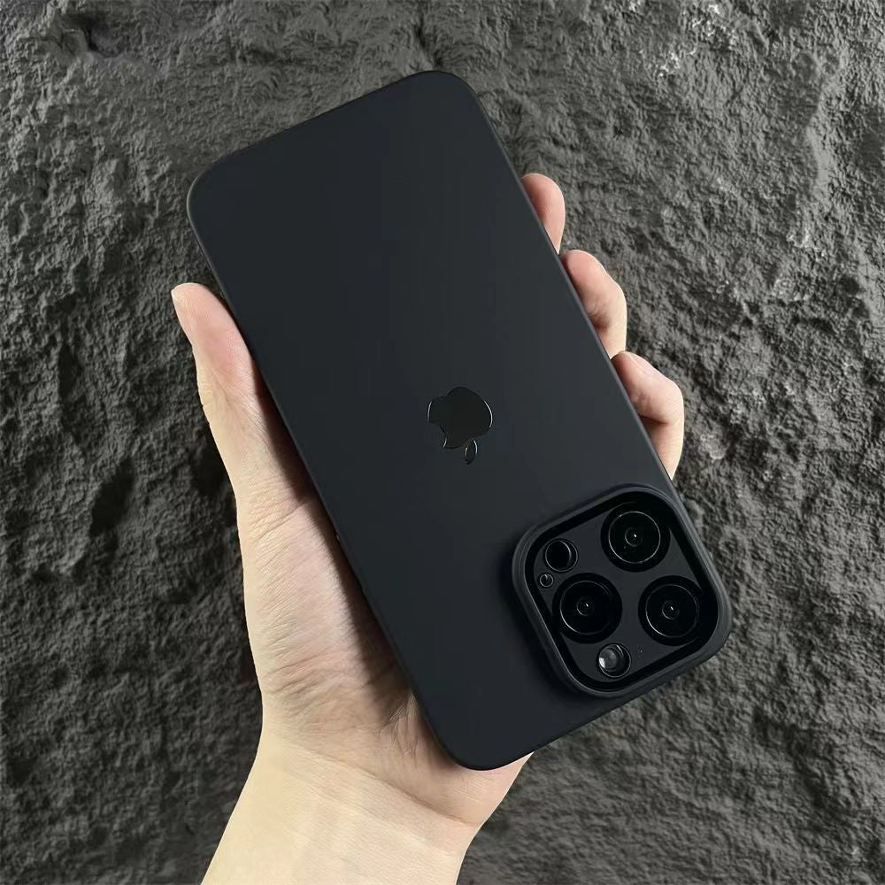 Matte Protective iPhone Case with Built-in Lens Film