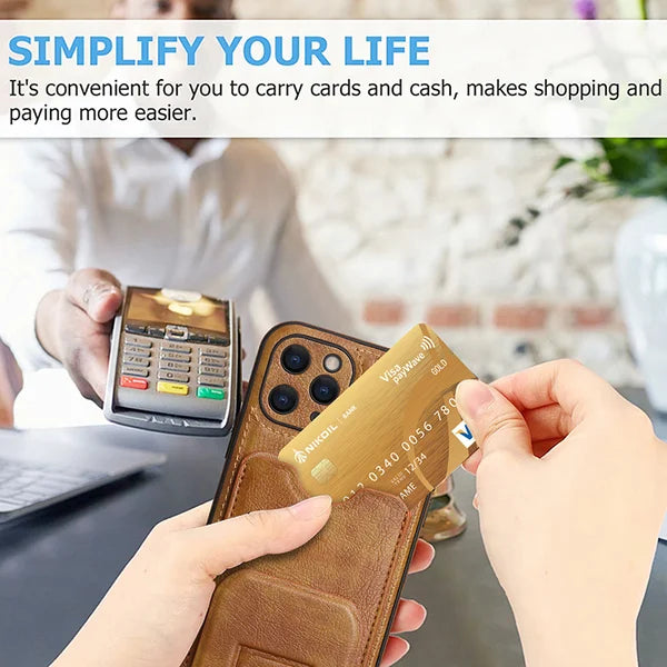 Luxurious & High-end iPhone Case with Invisible Stand