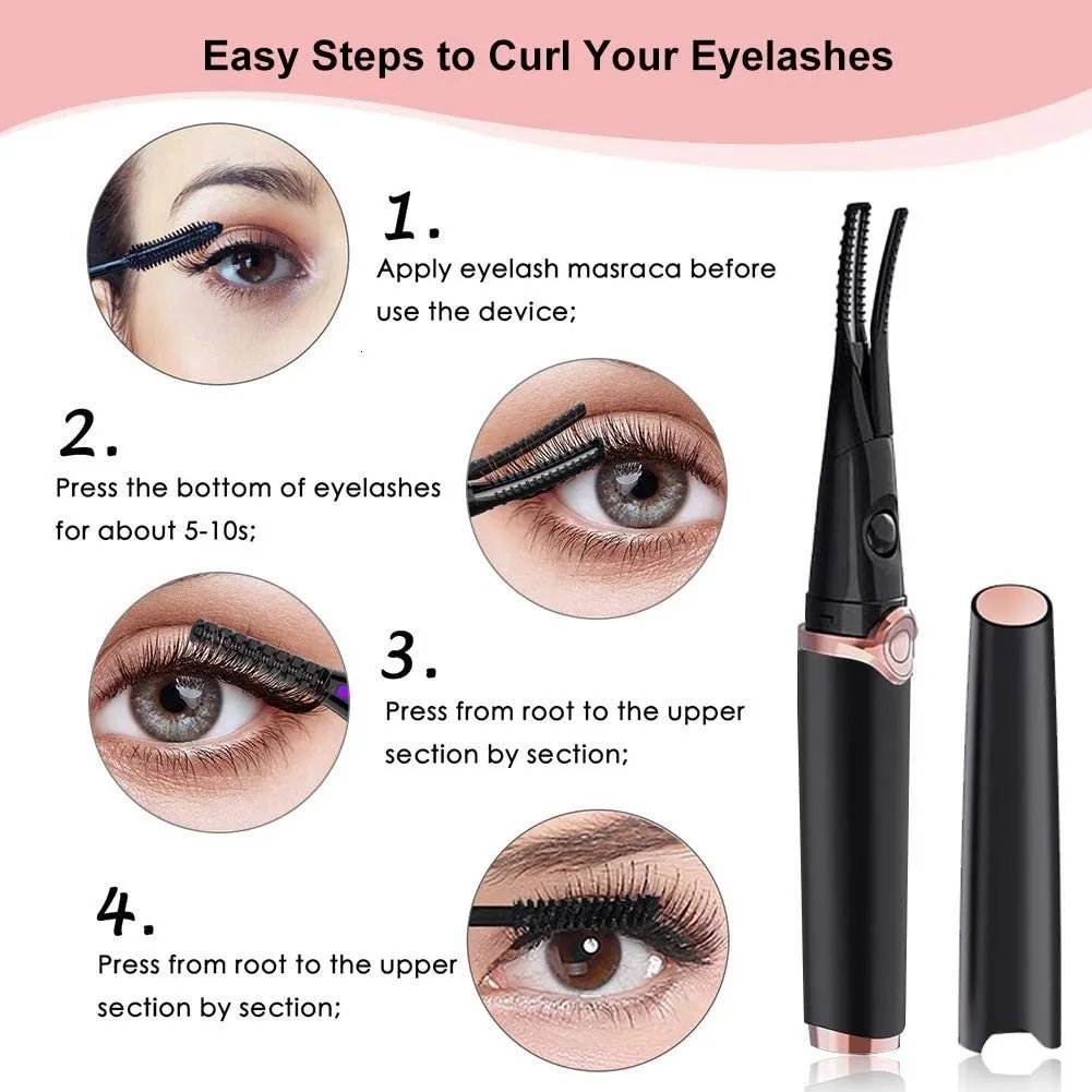 🔥Hot sale -49%💥Rechargeable Heated Eyelash Curler for Quick Heating Curling