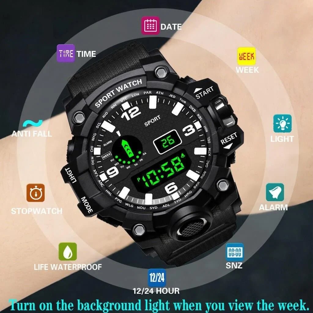 🔥Multifunctional outdoor sports watch