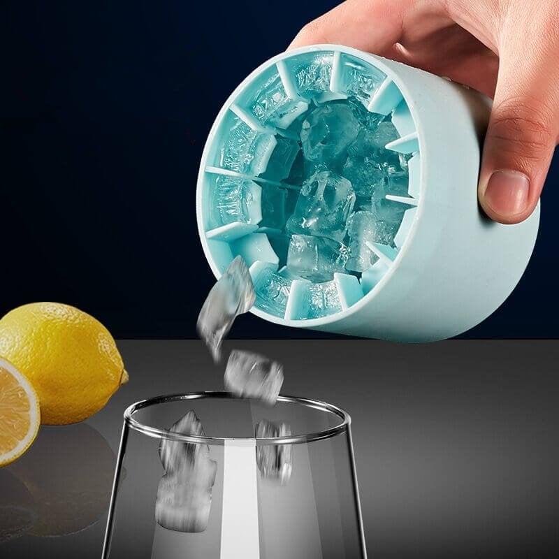 Silicone ice cube maker cup