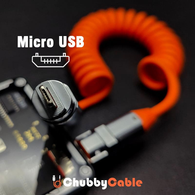 "Full-equipped Chubby" 6-in-1 240W Fast Charging Spring Cable