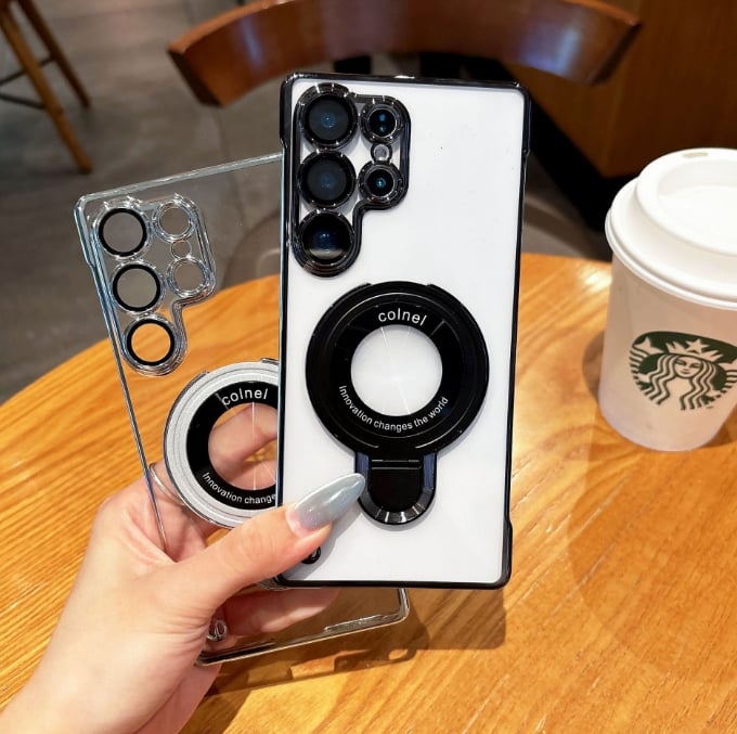 Samsung Frameless Magnetic Case with Invisible Stand