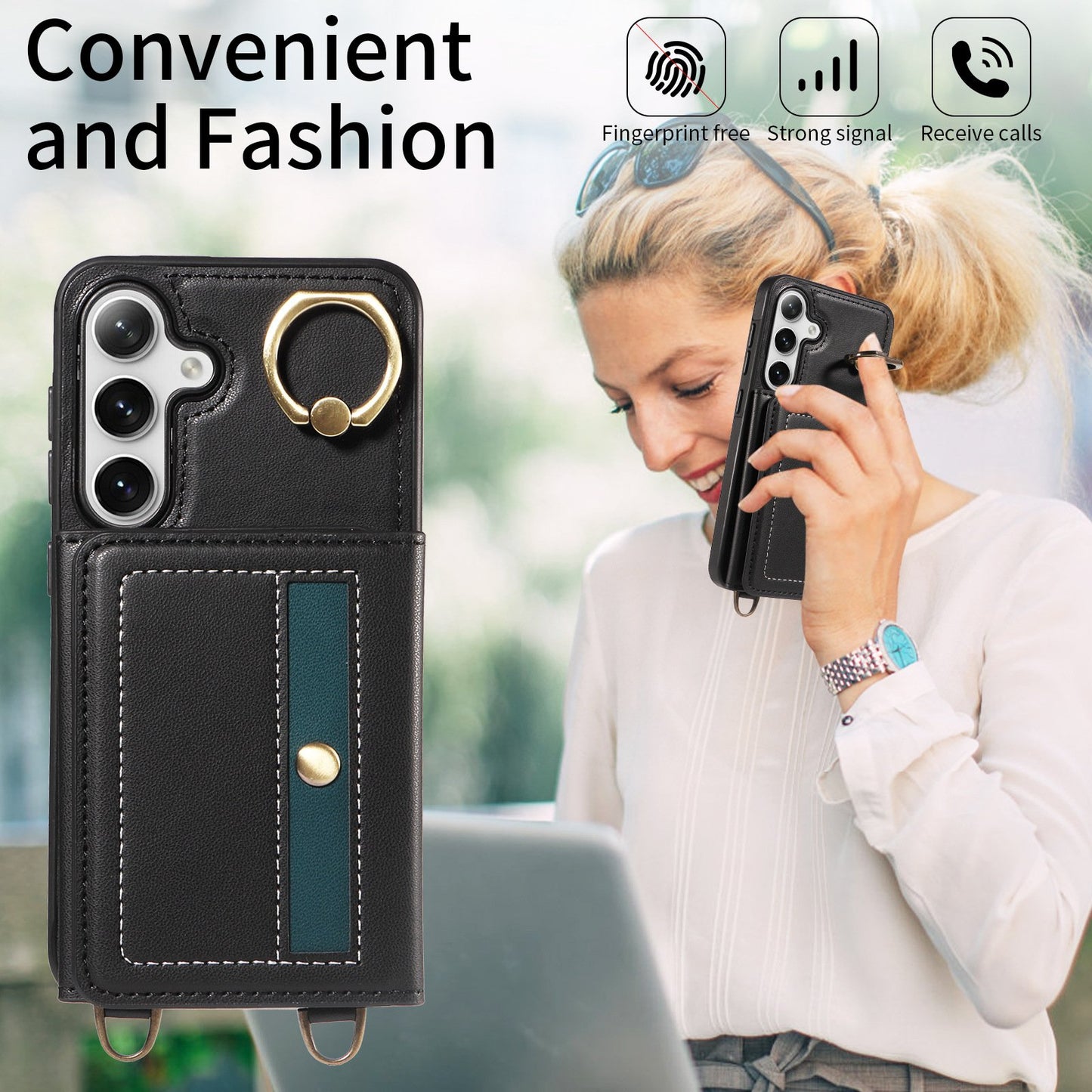 Leather Card Holder Phone Case for Samsung Galaxy A Series