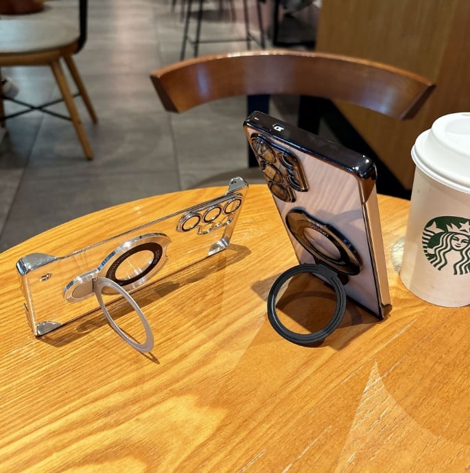 Samsung Frameless Magnetic Case with Invisible Stand