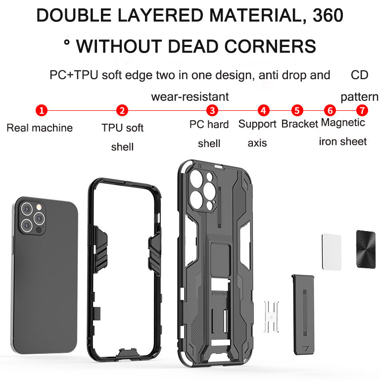 Suitable For iPhone Series Magnetic Holder Phone Case