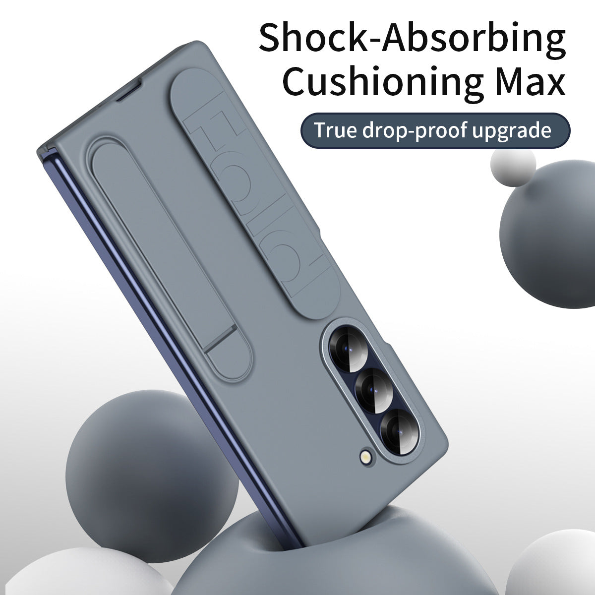 Shell And Film integrated Bracket Wrist Strap Phone Case For Samsung Z fold Series