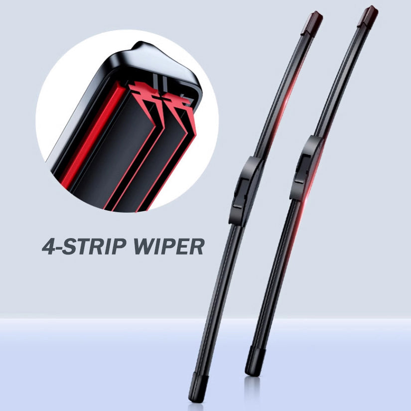 Double Rubber Strip High-definition Silent Boneless Car Wiper