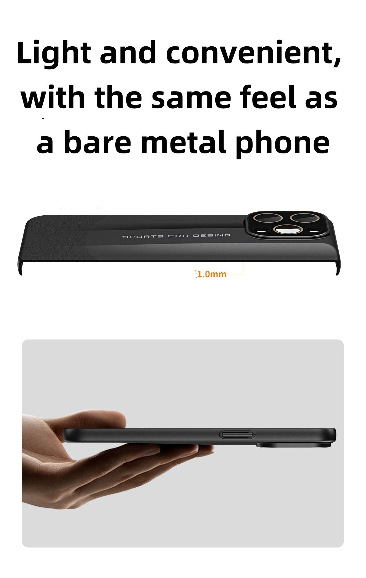 Premium Vegan Leather & Matte Phone Case with Raised Edges, Dustproof Cutouts, and Anti-Fingerprint Design