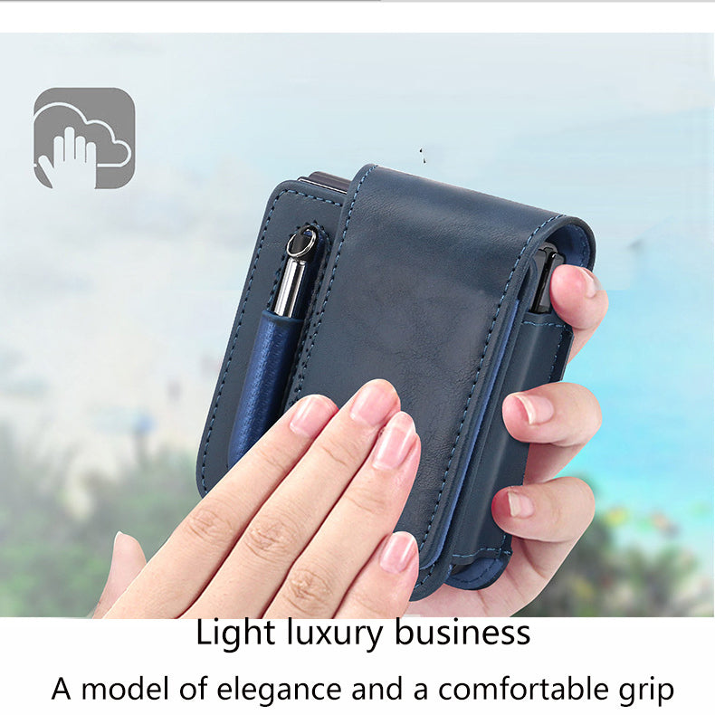 Suitable for Samsung Flip 3/4/5 Folding Screen Mobile Phone Belt Bag with Pen Slot