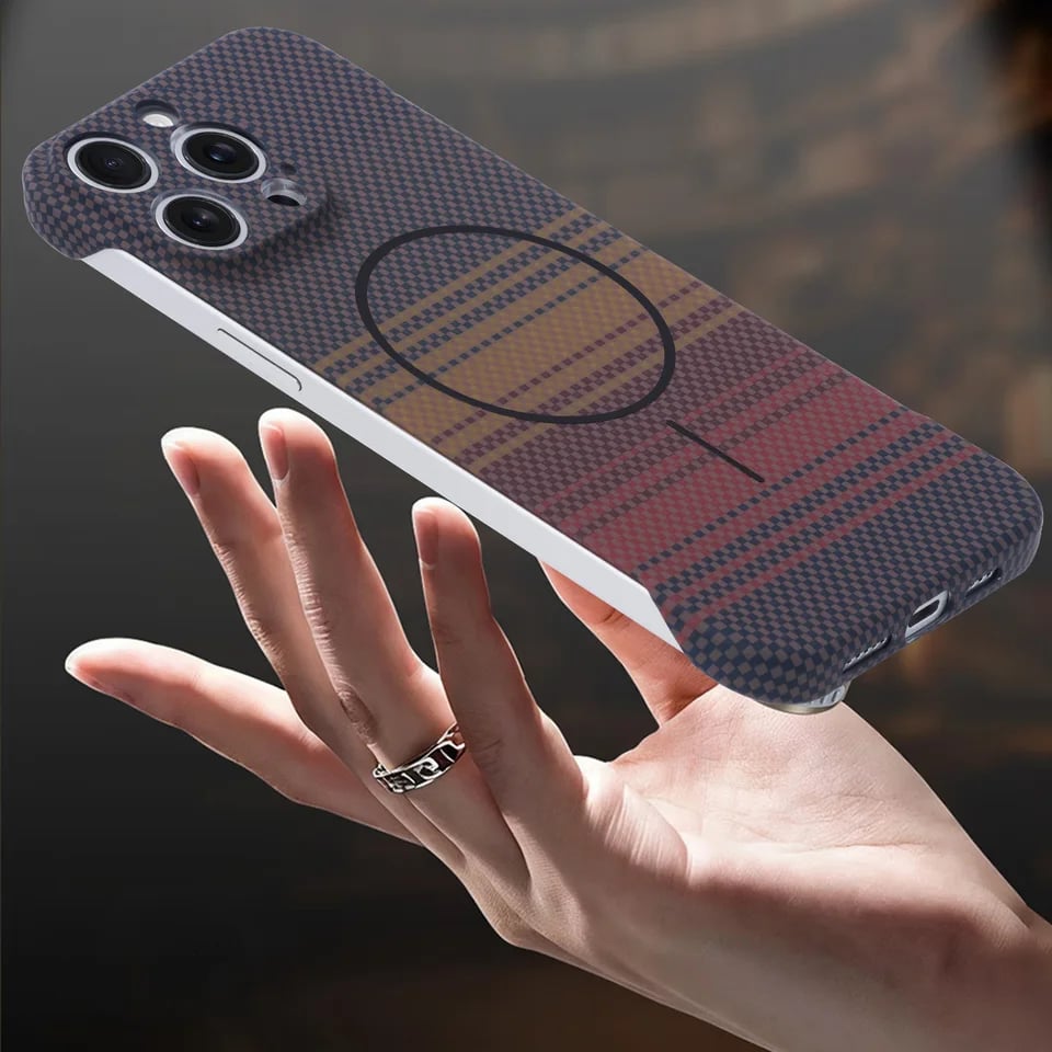 Ultra-thin Frameless Protective Case — Hard PC Shockproof Case For iPhone 16/15/14/13/12/11 Series