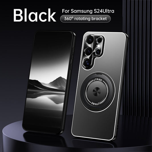 🌐 Titanium Series Rotating Case for Samsung S25 Ultra/S24 Ultra