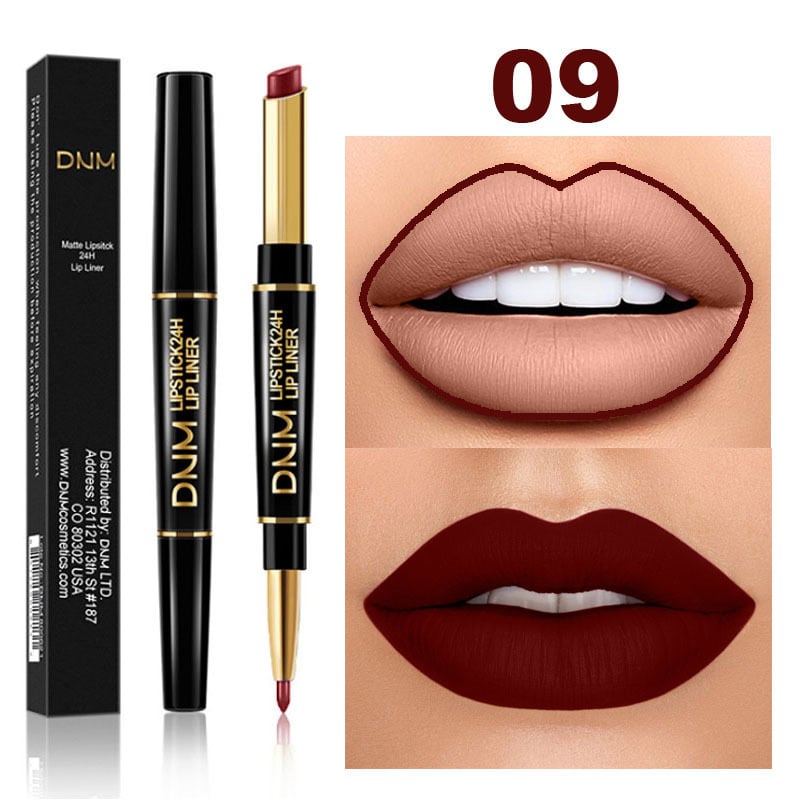 💖Last Day 49% OFF💎$9.99💄2-in-1 Waterproof Lipstick Lip Liner