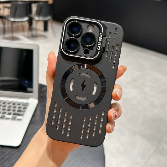 Cooling bracket mobile phone case