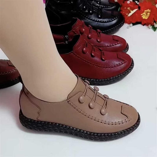 2024 Comfortable Genuine Leather Sneakers Walking Shoes