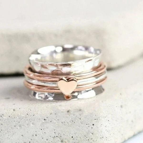 🔥 49% OFF🎁Self Love Spinner Heart Ring