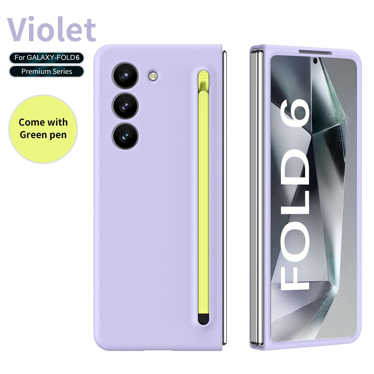 New Processes Anti-fingerprint protective case For Samsung Galaxy Z Fold S-Pen Case