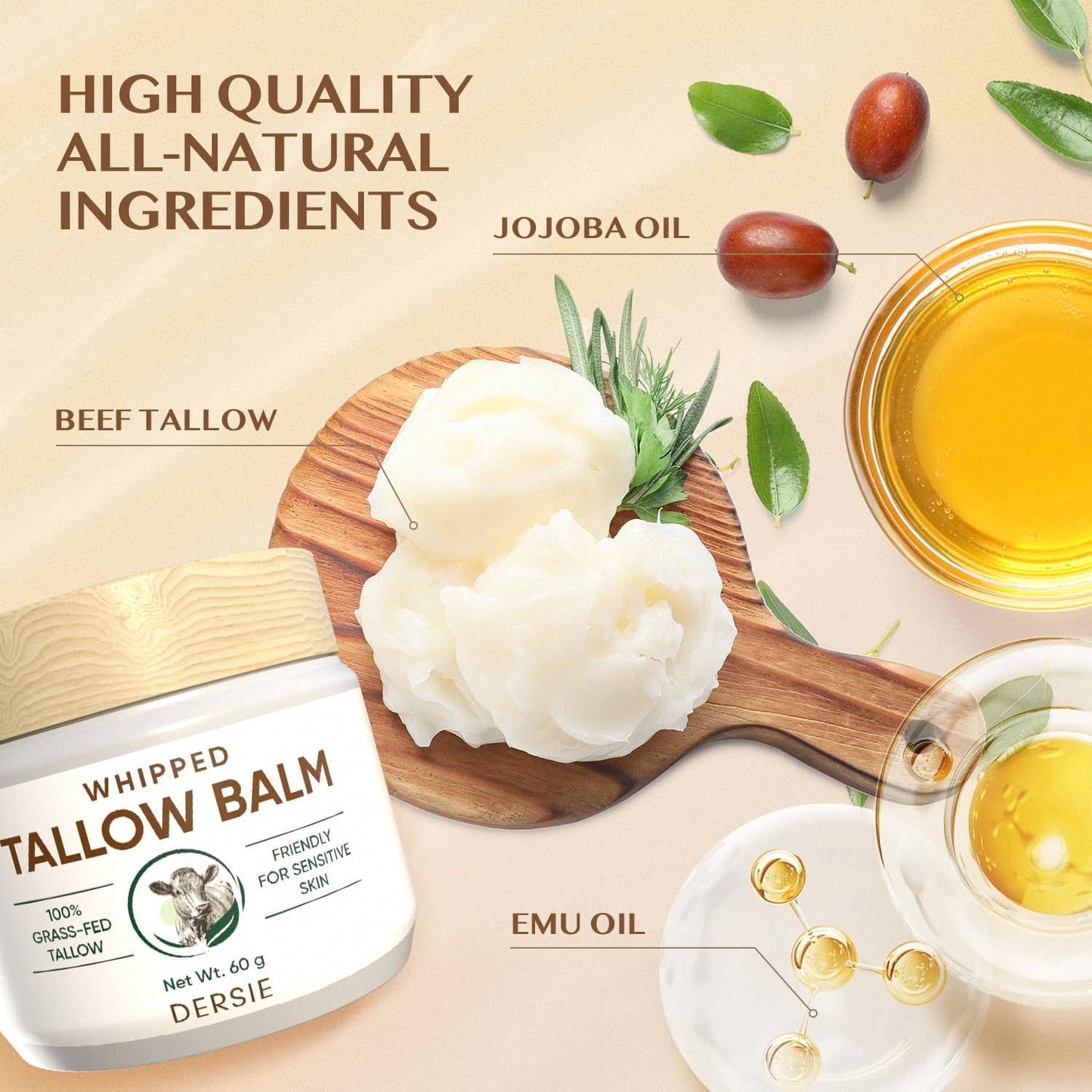 🔥Last Day 49% OFF-⏳Whipped Beef Tallow Balm🌸
