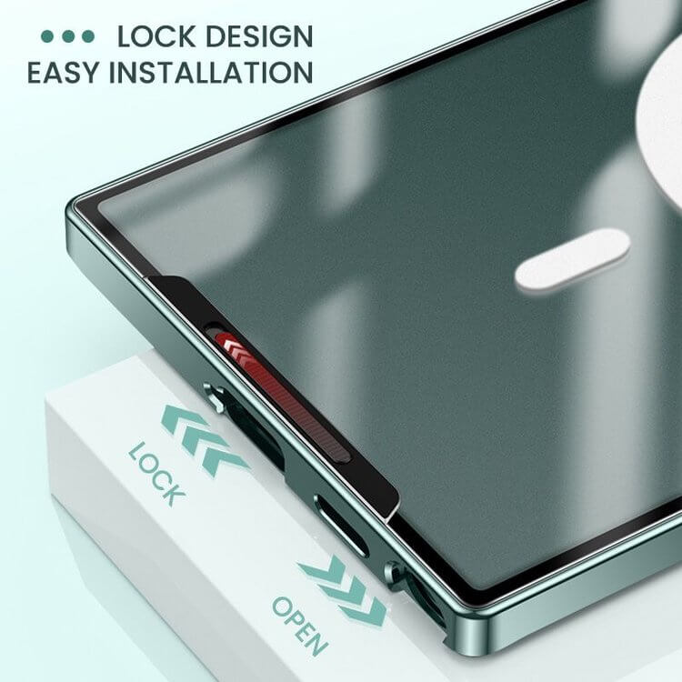 2024 Hot Sale Suitable For Samsung S24ultra PC&Metal Magnetic Phone Case - Full Lens Protection