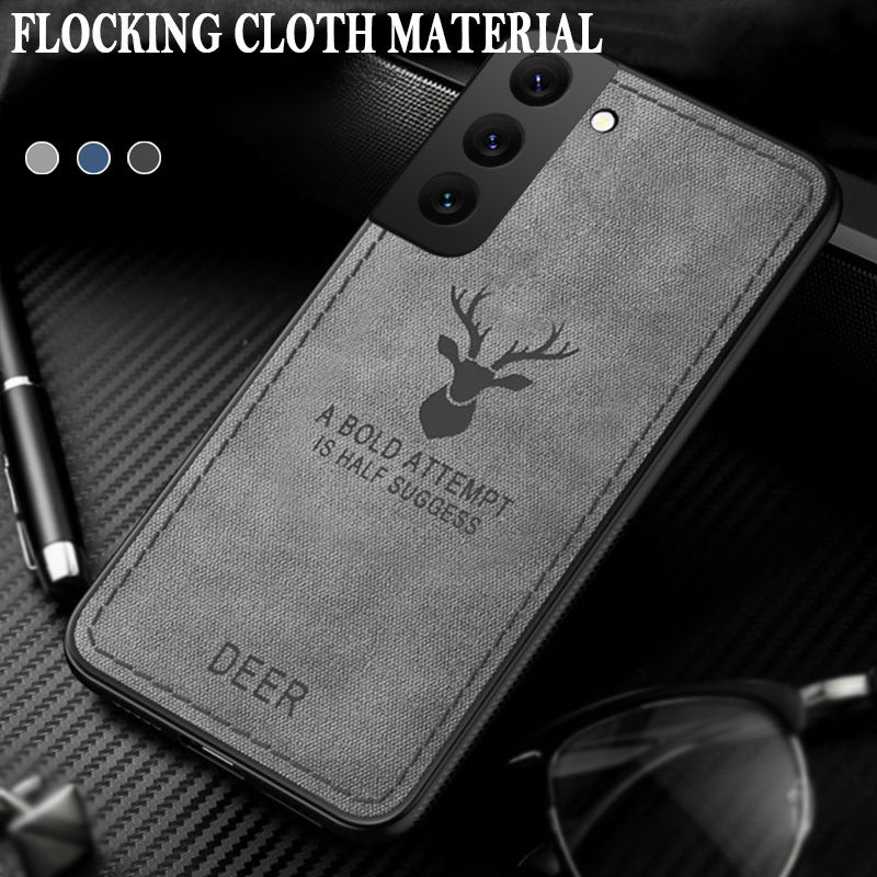 Slim Fabric Skin Deer Case For Samsung