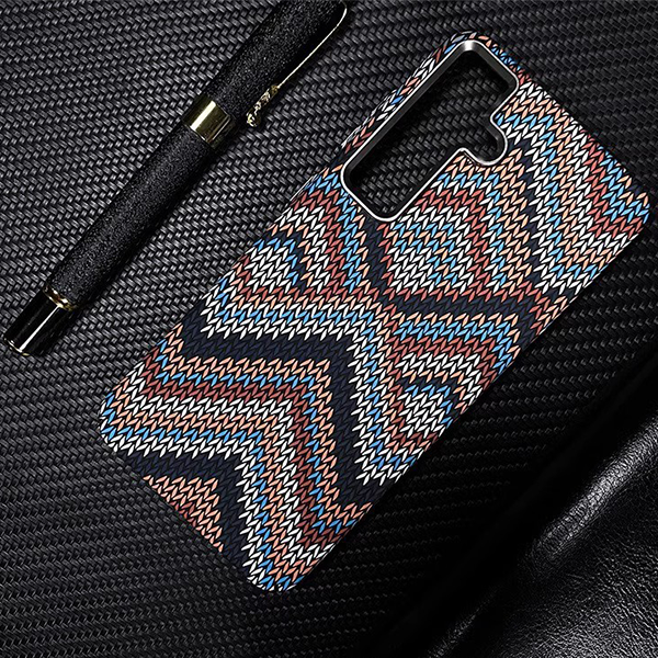 -For Galaxy S24 Magsafe Luminous Carbon Fiber Texture Drop-Proof Case