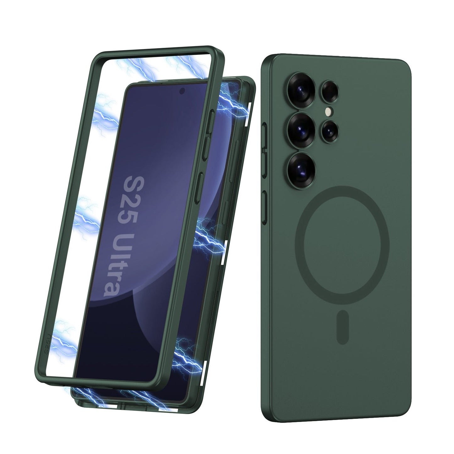 Magnetic 2 in 1 Shockproof Phone Case For Galaxy S25 Ultra/S24 Ultra/S23 Ultra