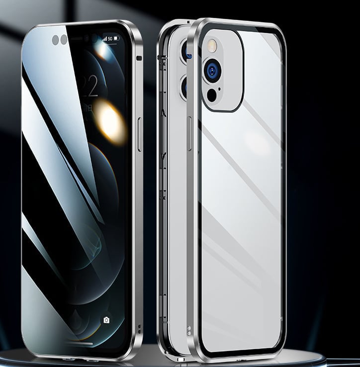🔥Privacy Protection Technology🔥Magnetic Double Sided Tempered Glass Phone Case for iphone