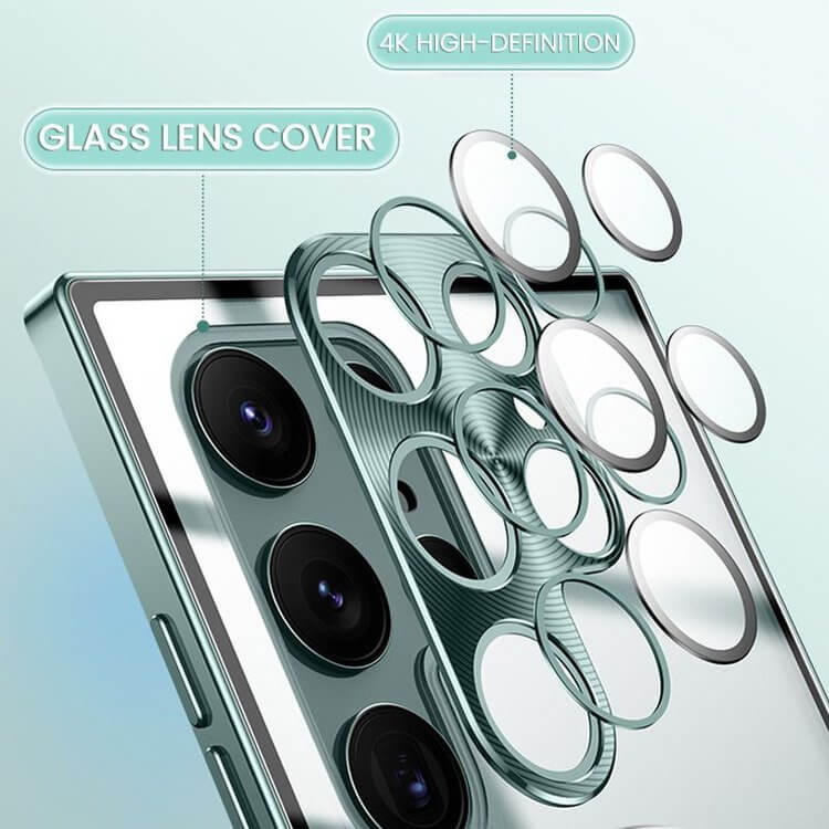 2024 Hot Sale Suitable For Samsung S24ultra PC&Metal Magnetic Phone Case - Full Lens Protection