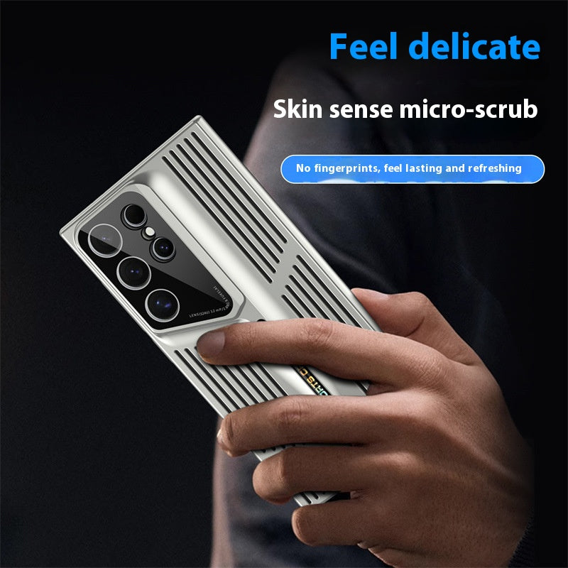 Samsung Series Hollow Stripe Cooling Phone Case