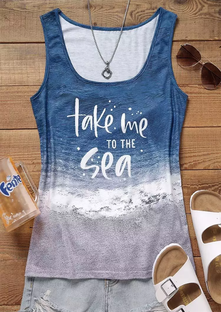 Take Me To The Sea Beach Tank