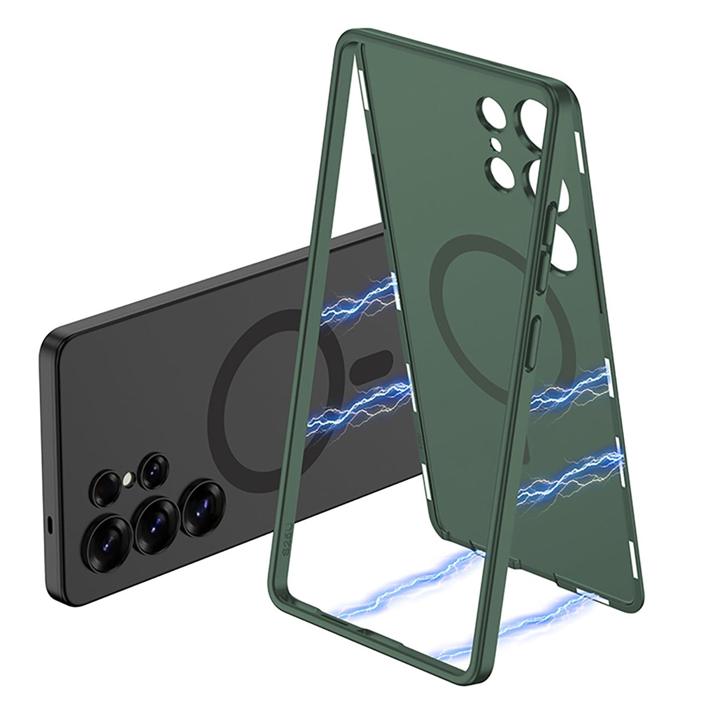 Magnetic 2 in 1 Shockproof Phone Case For Galaxy S25 Ultra/S24 Ultra/S23 Ultra