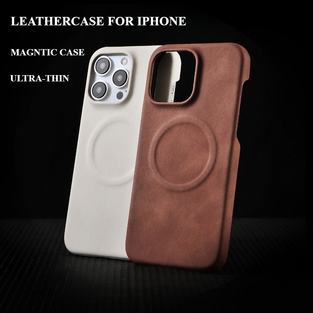 Skin-feeling Magnetic Sweat-proof and Drop-proof Mobile Phone Case For iPhone