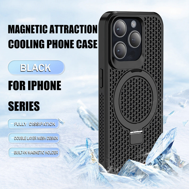 Heat Dissipation Case with Kickstand for iPhone