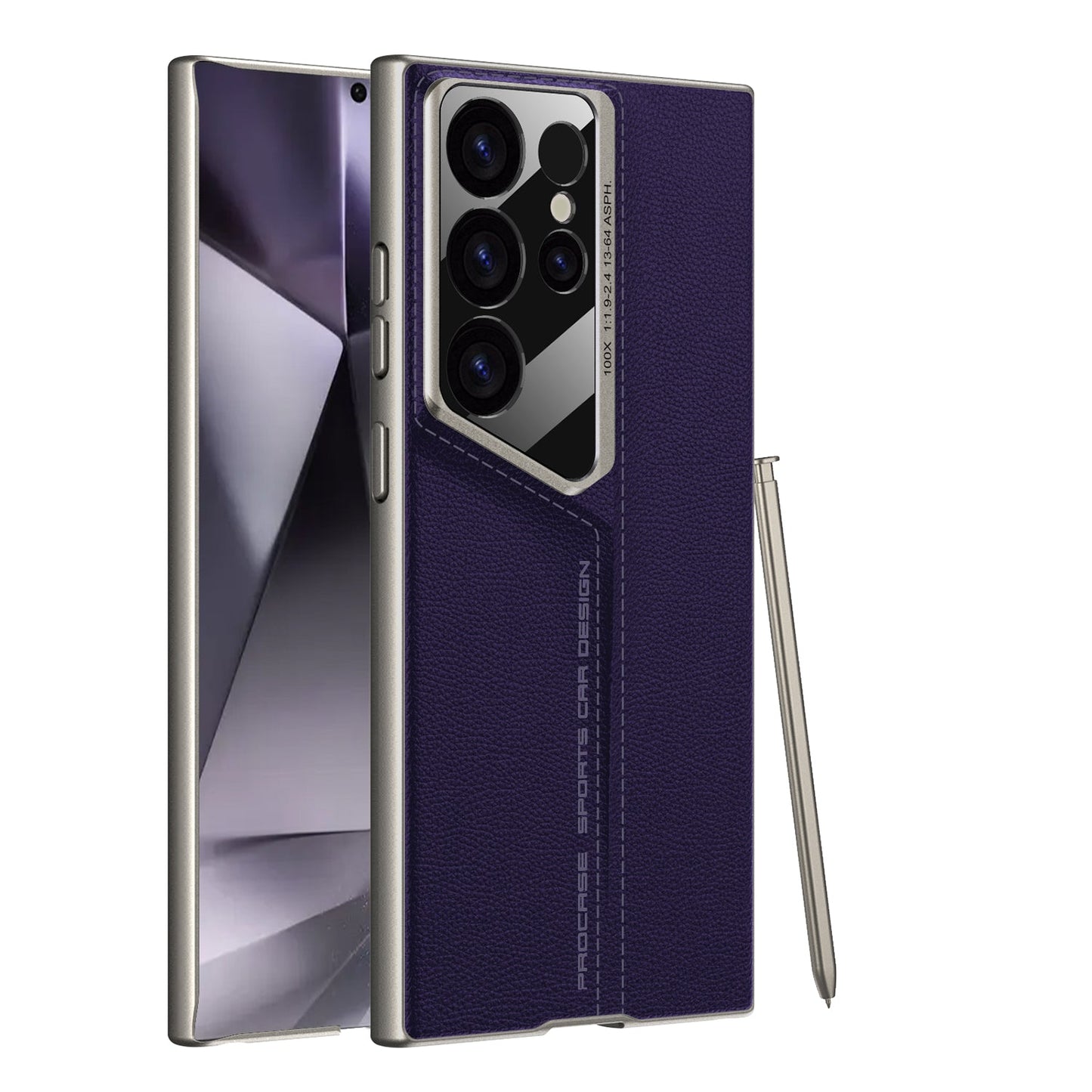 Luxury Leather All-inclusive Anti-fall Protective Phone Case For Galaxy S25 S24 S23 Ultra