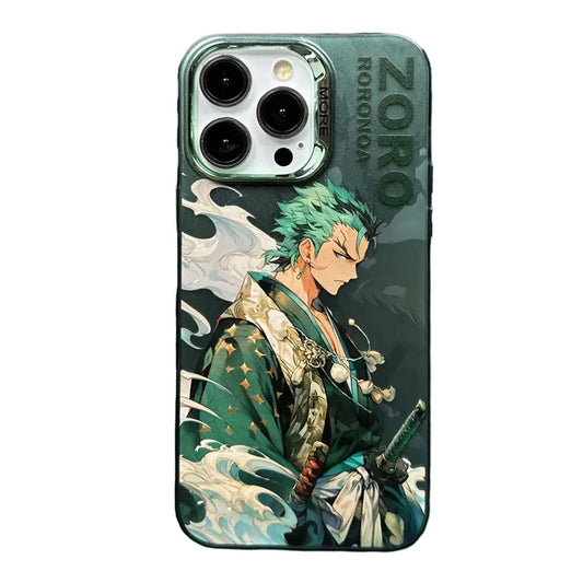 Cartoon ZORO LUFFY Mobile Phone Case For iPhone 15 Series