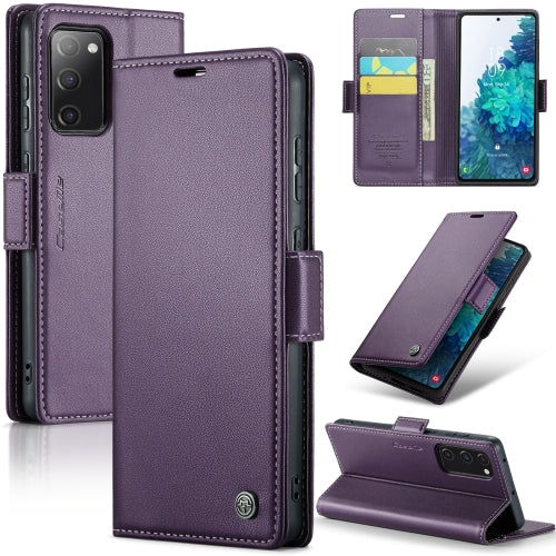 Anti-theft Samsung Flip Leather Case S24 Series and S23FE