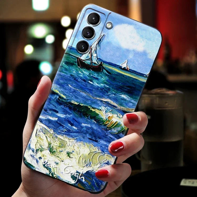 Oil Printing Soft Case for Samsung Galaxy