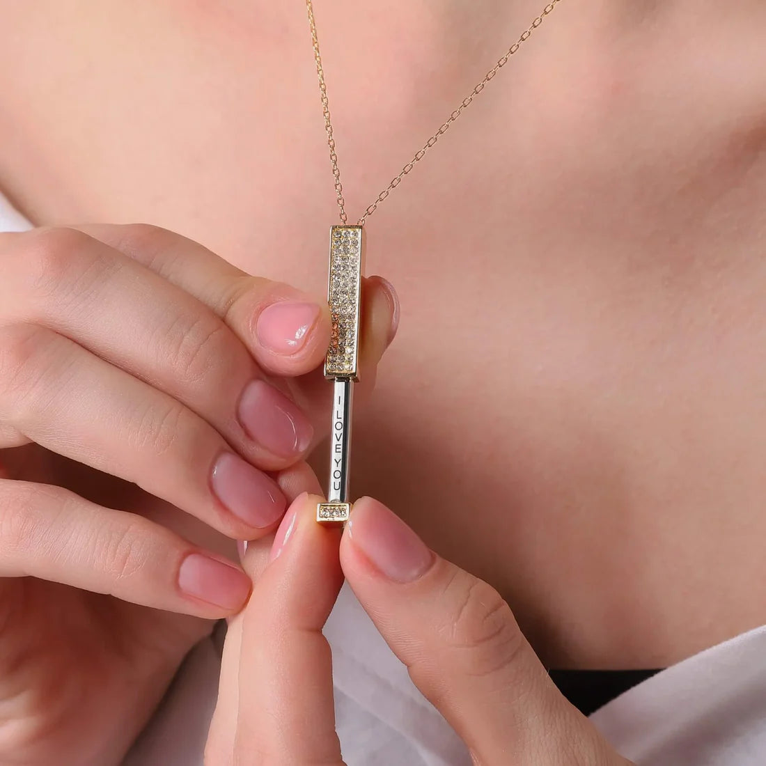 💐Mother's Day Pre-sale💝I Love You - Hidden Message Necklace