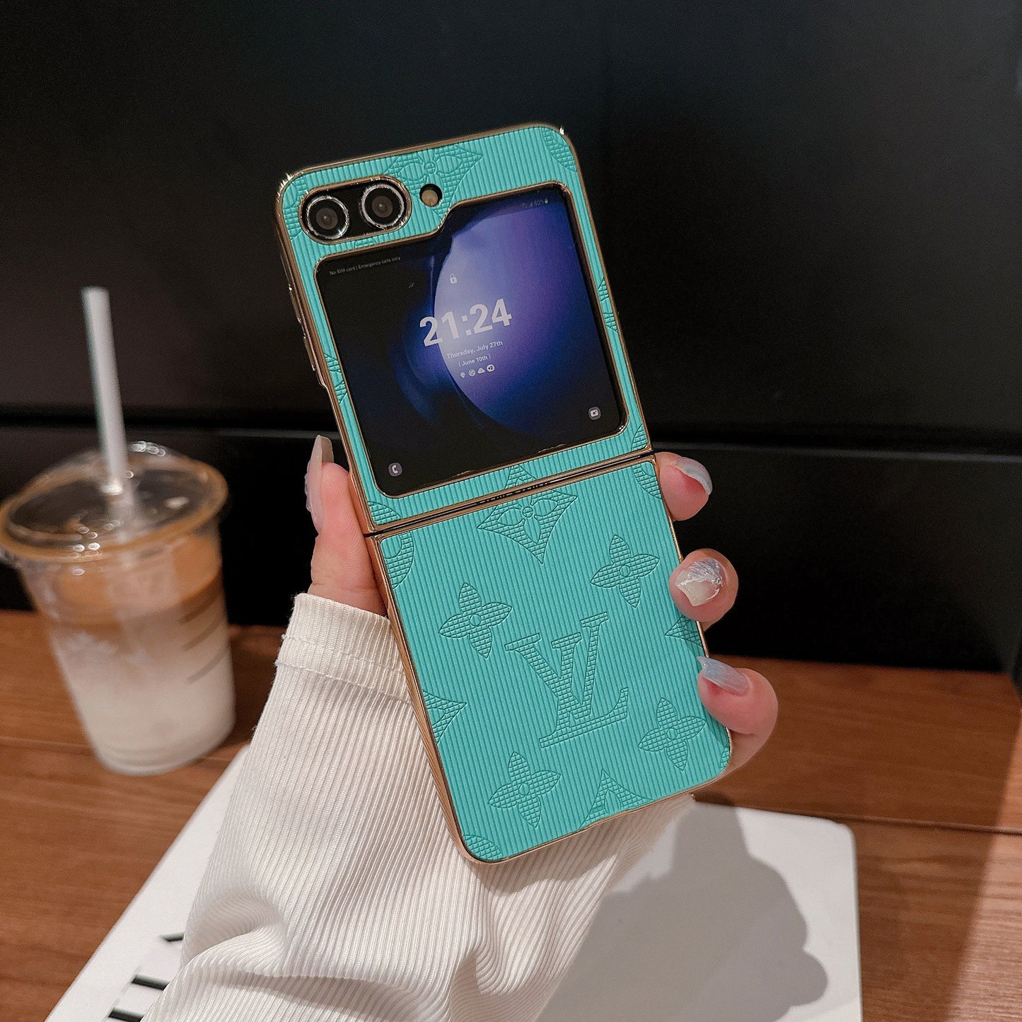 Luxury Flip Case – LV Inspired for Galaxy Z Flip Series