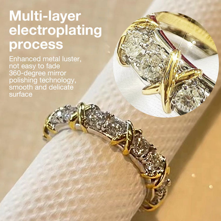 [GRA]Moissanite Jewelry Set- Free jewelry box-Best giftKadayawan Festival Promotion Second - 200p get Ring - Luxury Cross Moissanite Jewelry Bracelet