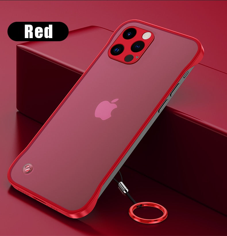 Matte Acrylic Frameless Ultra Slim Case For iPhone