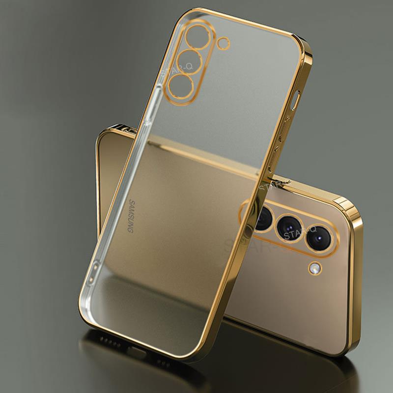 Plating Transparent Case For Samsung Galaxy